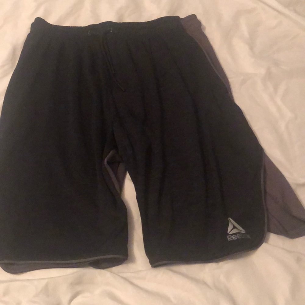 Reebok black athletic shorts